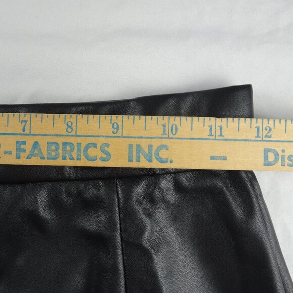 MangoPop Faux Leather Skirt Size XS - Picture 6 of 7